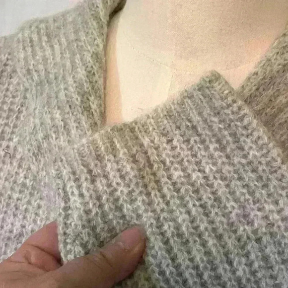 NWT Baciano Grey Women’s Open Kimono Jacket. Size M. Poly/wool Blend. 36” To Hem - Picture 4 of 9